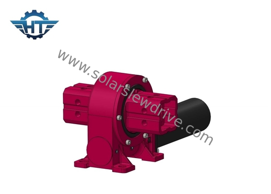 comprare 24VDC VE9 Gearbox a trasmissione a catena con vermi a clessidra per tubo di uscita Sistema di tracciamento solare online manufacture