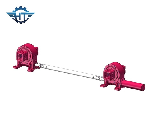 C4 Anticorrosione superficiale interno Hard Stop Worm Gear Slewing Drive per applicazioni di prestazioni