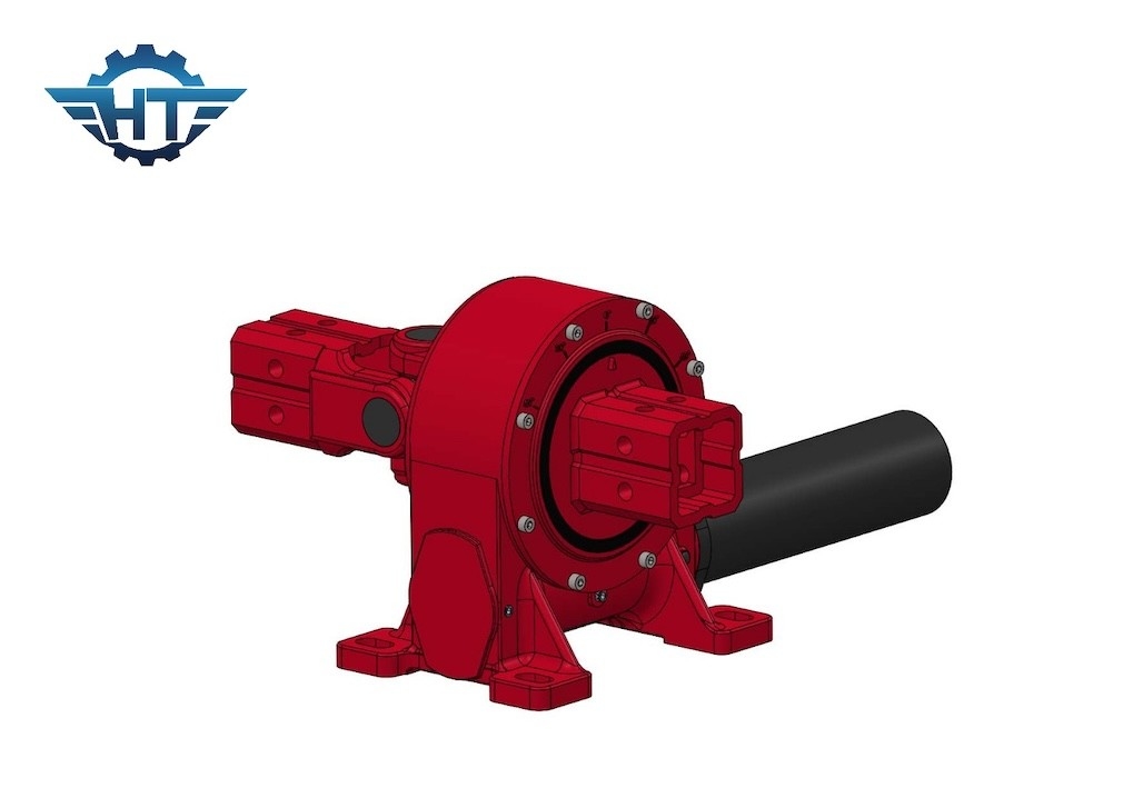 C4 Anticorrosione superficiale interno Hard Stop Worm Gear Slewing Drive per applicazioni di prestazioni