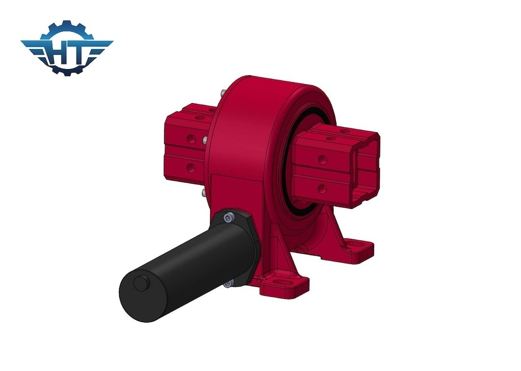 24VDC sistema di tracciamento solare del rack motore a catena con azionamento a singolo asse / doppio asse